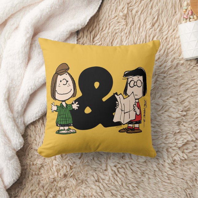 Almofada Amendoins | Peppermint Patty & Marcie (Cobertor)