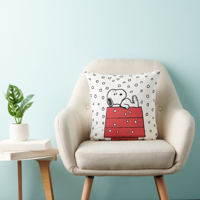 Almofada Amendoins | Snoopy Doghouse Snowflakes (Cadeira)