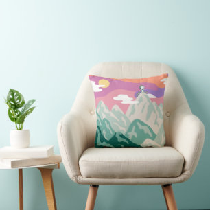 Almofada Amendoins   Snoopy & Troop Caminhando a Montanha