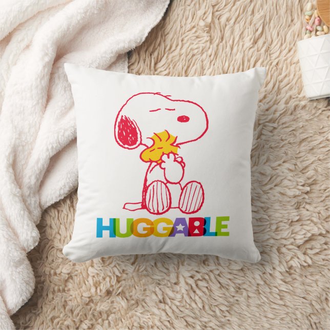 Almofada Amendoins | Snoopy & Woodstock Huggable (Cobertor)