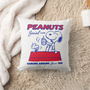 Almofada Amendoins Snoopy & Woodstock pendurado