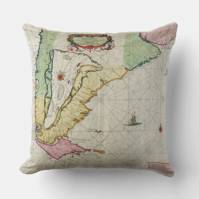 Almofada América, chapeia 17 'de Le Nouveau e de Illumi (Frente)