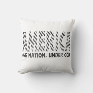 Almofada América, uma nação sob Deus, Camiseta Americana