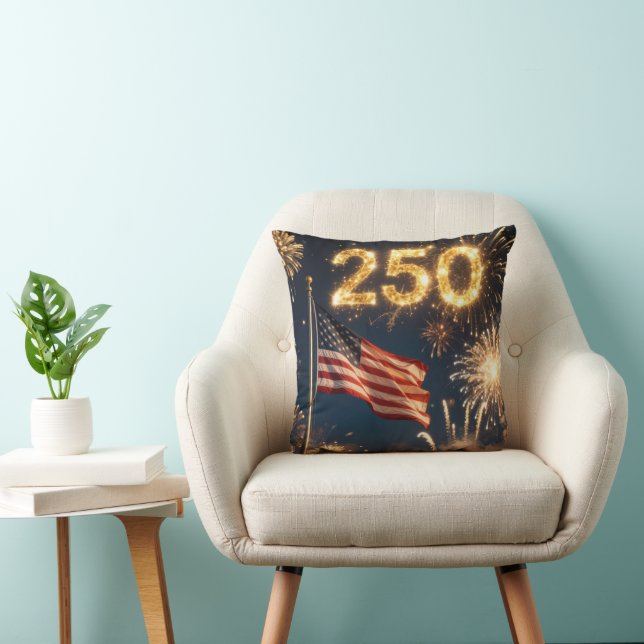 Almofada American Flag for 250th Birthday Party (Cadeira)