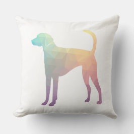 Almofada American Foxhound Geo Pattern Silhoule Pastel