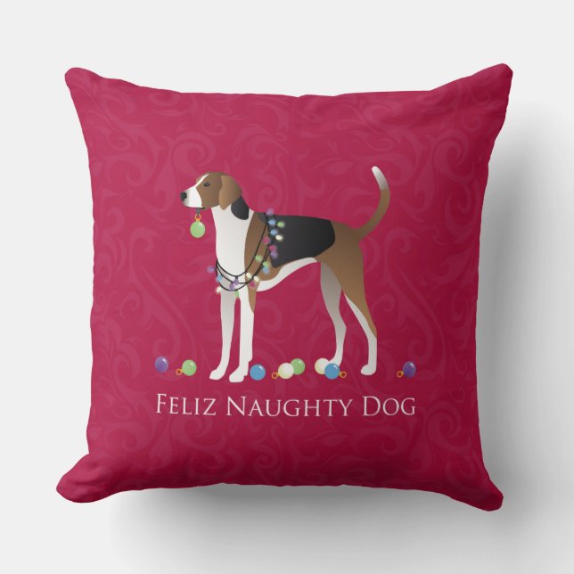 Almofada American Foxhound Natal (Frente)