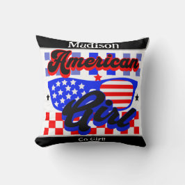 Almofada American Girl. Estrelas e Stripes. Óculos de Praia