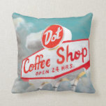 Almofada American Roadside | Sinal de Compro de café<br><div class="desc">American Roadside | Assinante De Compro Do Café: Naomi McCavitt</div>