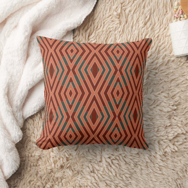 Almofada American Southwestern Tribal Pattern Art And Color (Cobertor)