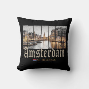 Almofada Amesterdã Holanda - Vintage souvenir