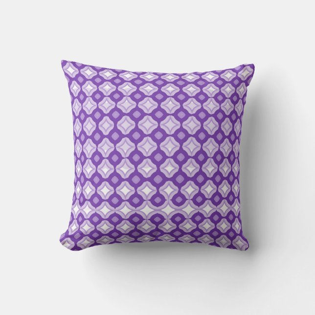 Almofada Amethyst Purple Throw Pillow (Frente)