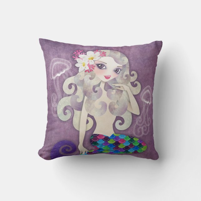 Almofada Amethyste Mermaid American MoJo Pillow (Frente)