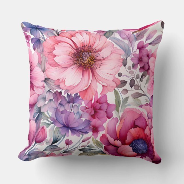 Almofada Ametyst Bloom Rhapsody Botânica (Frente)