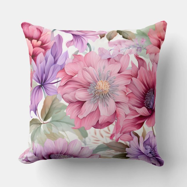 Almofada Ametyst Bloom Rhapsody Botânica (Frente)