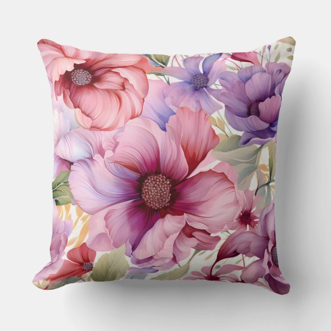 Almofada Ametyst Bloom Rhapsody Botânica (Frente)