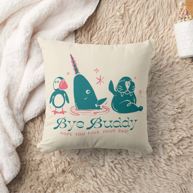 Almofada Amigos Animais - Tchau Amigo Espero Que Encontrem  (Cobertor)