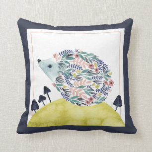 Almofada Amigos de Clementine Folk Art Hedge Hog