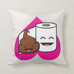 Almofada Amigos para sempre - rolo do tombadilho e do papel