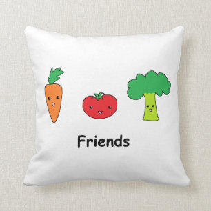 Almofada Amigos vegetais felizes