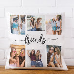 Almofada Amizade Amigos 6 Colagem de Fotografias Mantendo P<br><div class="desc">Celebrar a essência da amizade com o Travesseiro decorativo de presentes da Amizade Amizade Amizade 6 Collage de Foto Keepsasasasak. Personalizada com uma bela colagem organizada de seis fotos queridas, ela captura os momentos especiais compartilhados com seus amigos mais próximos. Feito com materiais de alta qualidade, esse travesseiro acrescenta um...</div>