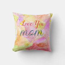 Amo sua mãe travesseiro decorativo