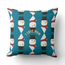 Amo-Te, Mãe, Travesseiros decorativos Únicos De Lu