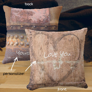 Almofada Amo-te personalizável