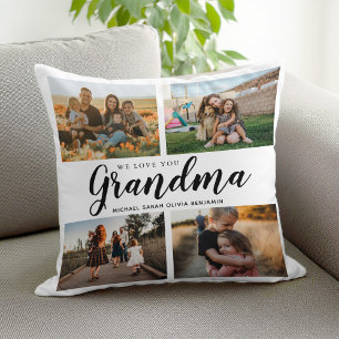 Almofada Amo-Te Vovó 4 Fotografia Collage