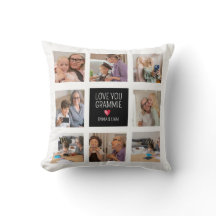 Amo-Te | Vovó Corações 8 Colagem de Fotografias