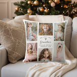 Almofada Amo-Te Vovó Foto Collage Keepsaket<br><div class="desc">Um bonito travesseiro personalizado de colagem de 6 fotos para a vovó com fotos favoritas de seus netos preciosos faz um presente maravilhoso no Natal, Dia dos Avós ou Dia de as mães. Personalize este travesseiro com as fotos selecionadas, bem como os nomes das crianças no modelo de texto. O...</div>