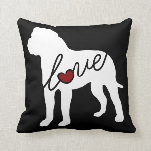 Almofada Amor americano do buldogue