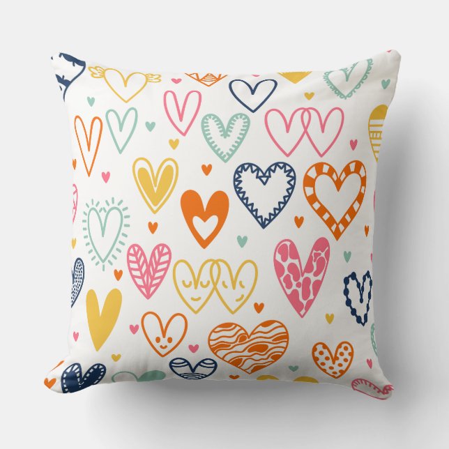 Almofada amor ao seu espaço com nosso travesseiro de padrõe (Frente)