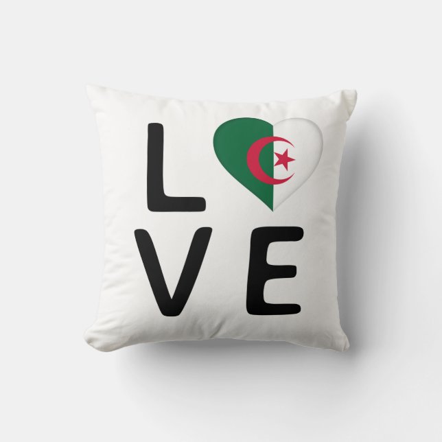 Almofada Amor - Argélia Flag (Frente)