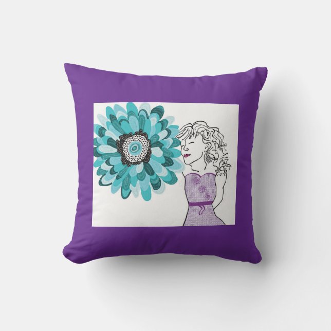 Almofada Amor às flores (Frente)