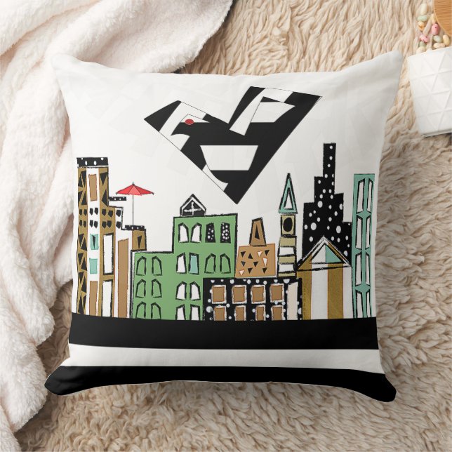 ALMOFADA AMOR AVE NA CIDADE (Cobertor)