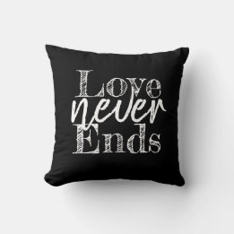 Almofada AMOR bonito NUNCA TERMINA |