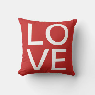 Almofada Amor Colorido Moderno Vermelho