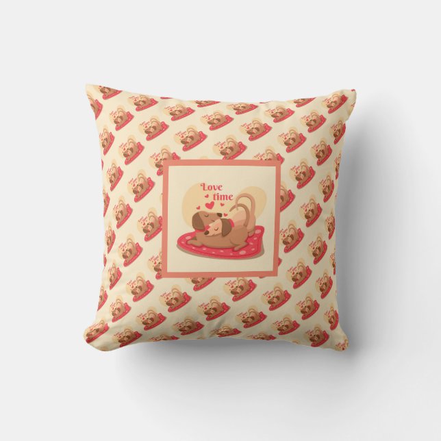 Almofada Amor Coração Popular Moderno e Elegante (Frente)