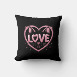 Almofada Amor de Gato Brilhante