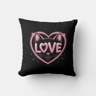 Almofada Amor de Gato Brilhante