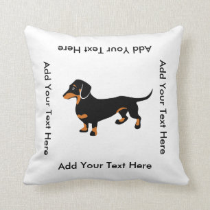Almofada Amor do cão de Doxie - Dachshund pequeno bonito
