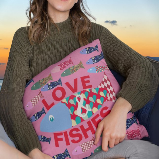 Almofada Amor do cômodo náutico (Criador carregado)