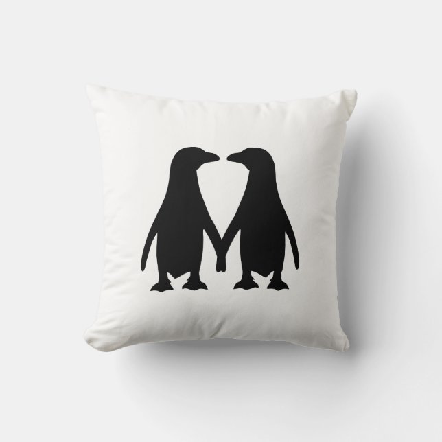 Almofada Amor do pinguim (Frente)
