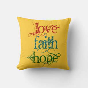 ALMOFADA AMOR FAIXA ESPERANÇA