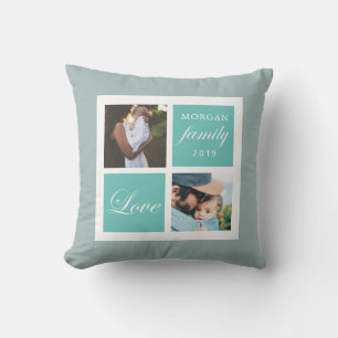 Almofada Amor familiar Travesseiro decorativo personaliza
