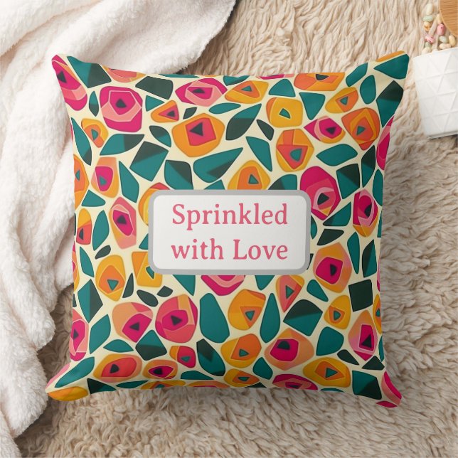 Almofada Amor Floral Espalhado - Espalhado com amor (Cobertor)