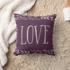 Almofada Amor Floral Russo Roxo