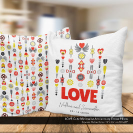 Almofada AMOR Fofo Minimalista Aniversário
