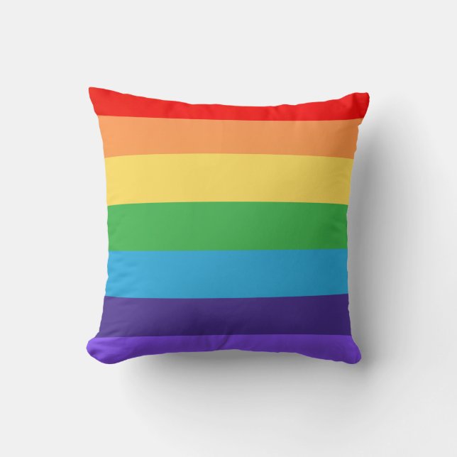 Almofada Amor ganha presente moderno do Orgulho Arco-Íris M (Frente)