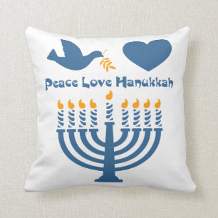Almofada Amor Hanukkah da paz
